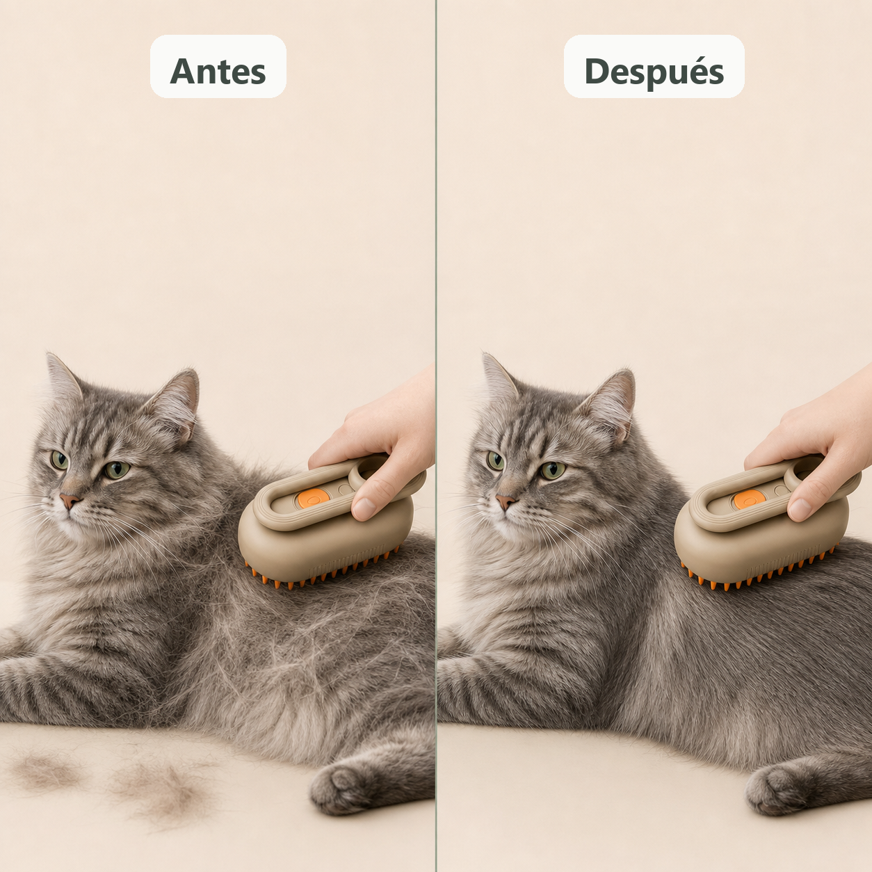 Murelix™ Cepillo 3 en 1 con Bruma para Mascotas